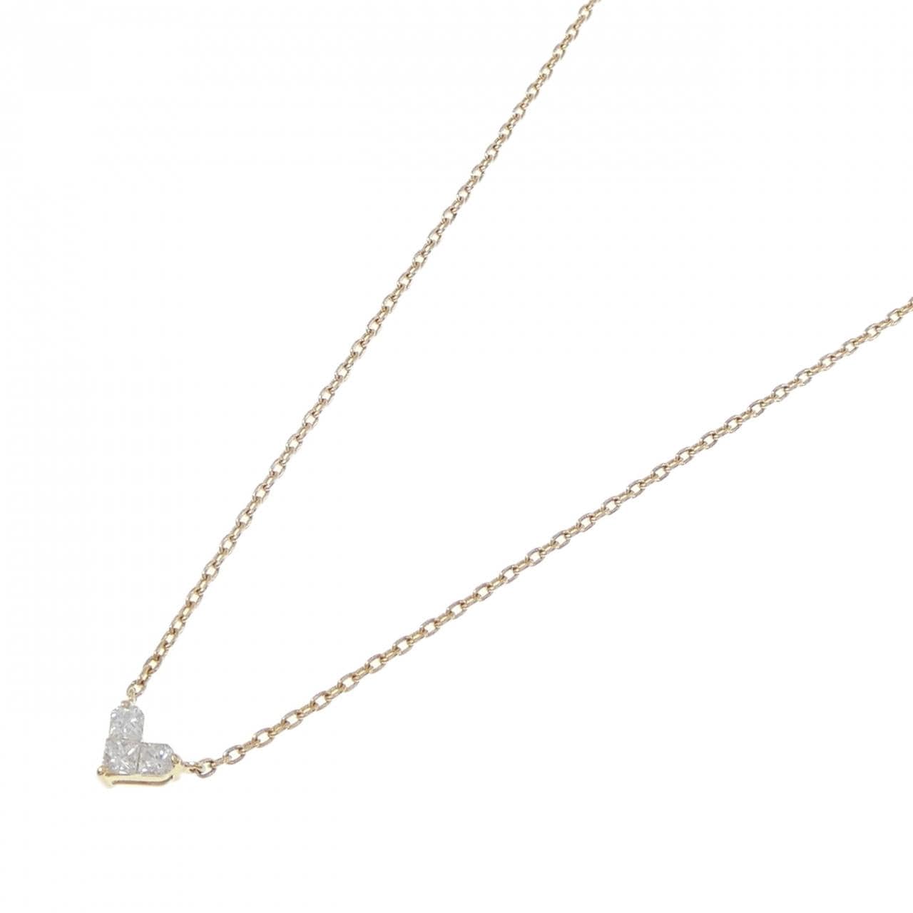 スタージュエリー ミステリアスハート ネックレス 0.10CT
