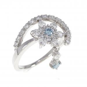 K18WG ダイヤモンド リング 0.83CT