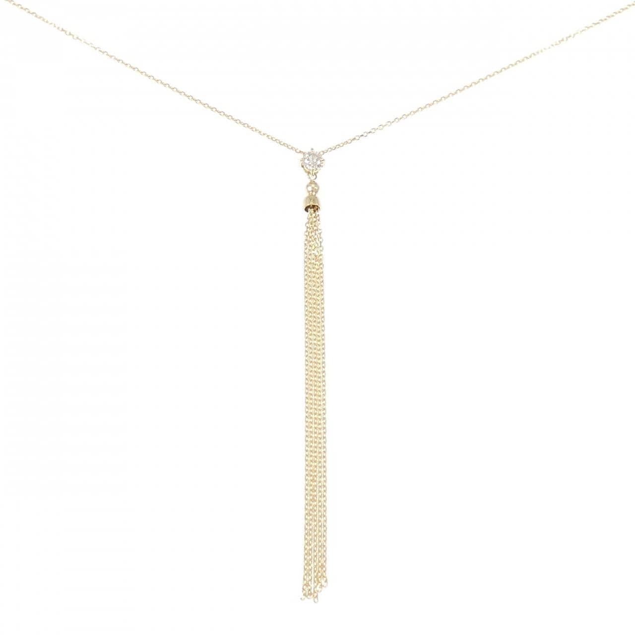 K18YG ダイヤモンド ネックレス 0.20CT