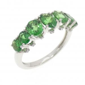 ジーエスティービー グリーンガーネット リング 1.50CT