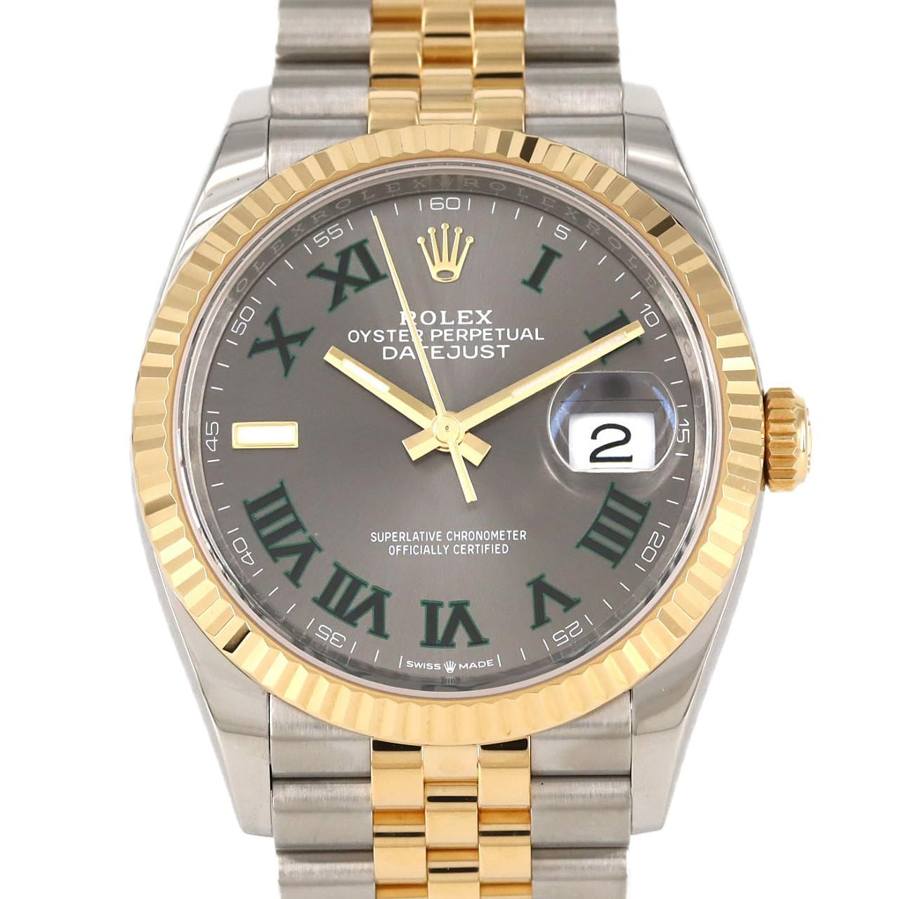 ロレックス デイトジャスト 126233 SSxYG 自動巻 ランダム番