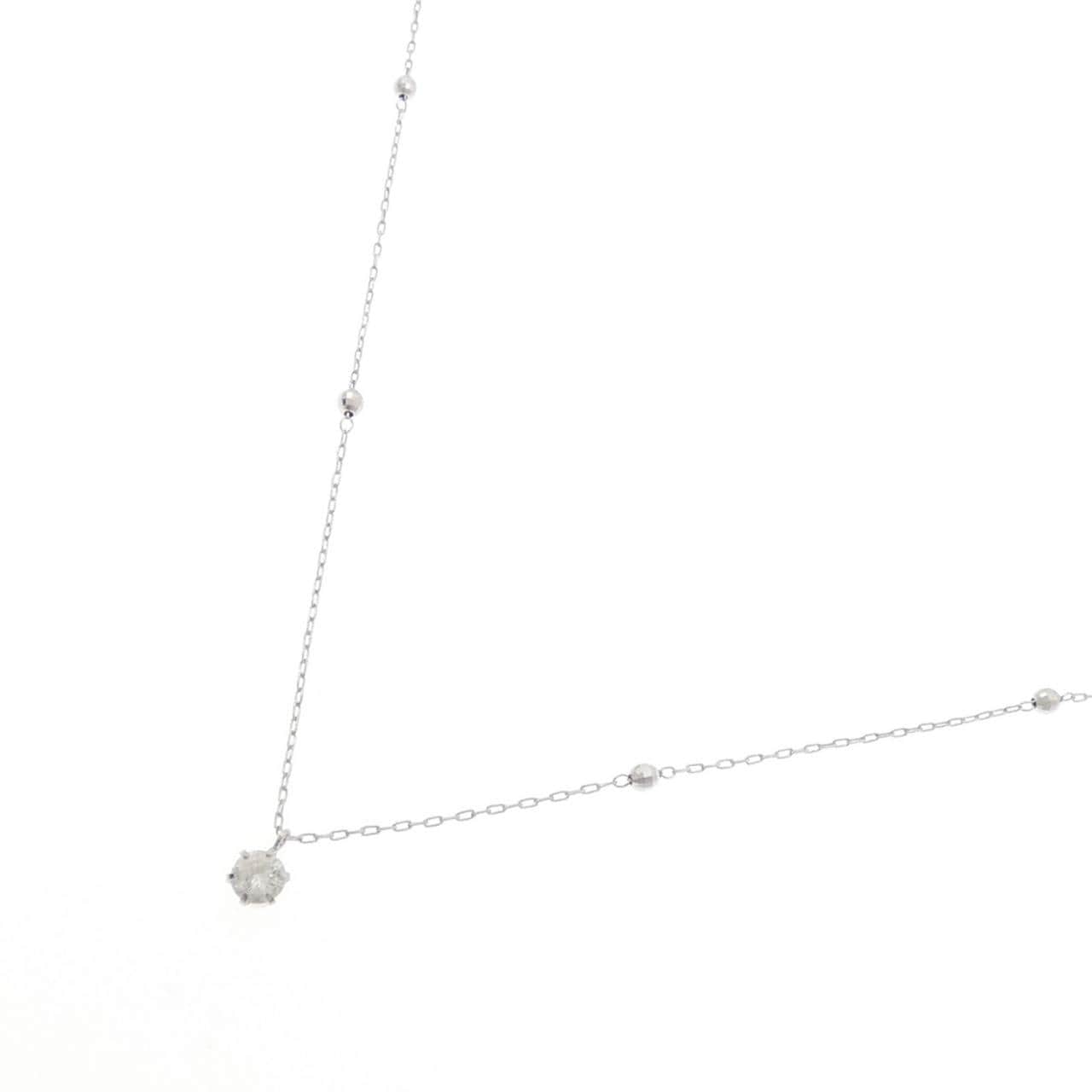 PT850 ソリティア ダイヤモンド ネックレス 0.20CT