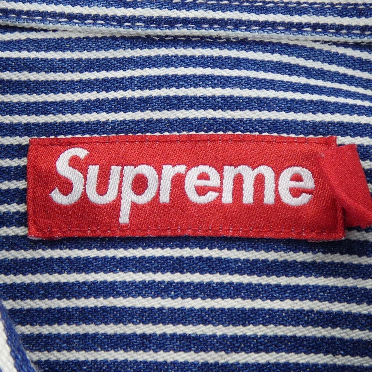シュプリーム SUPREME Loose Fit S/S Denim Paint S／Sシャツ