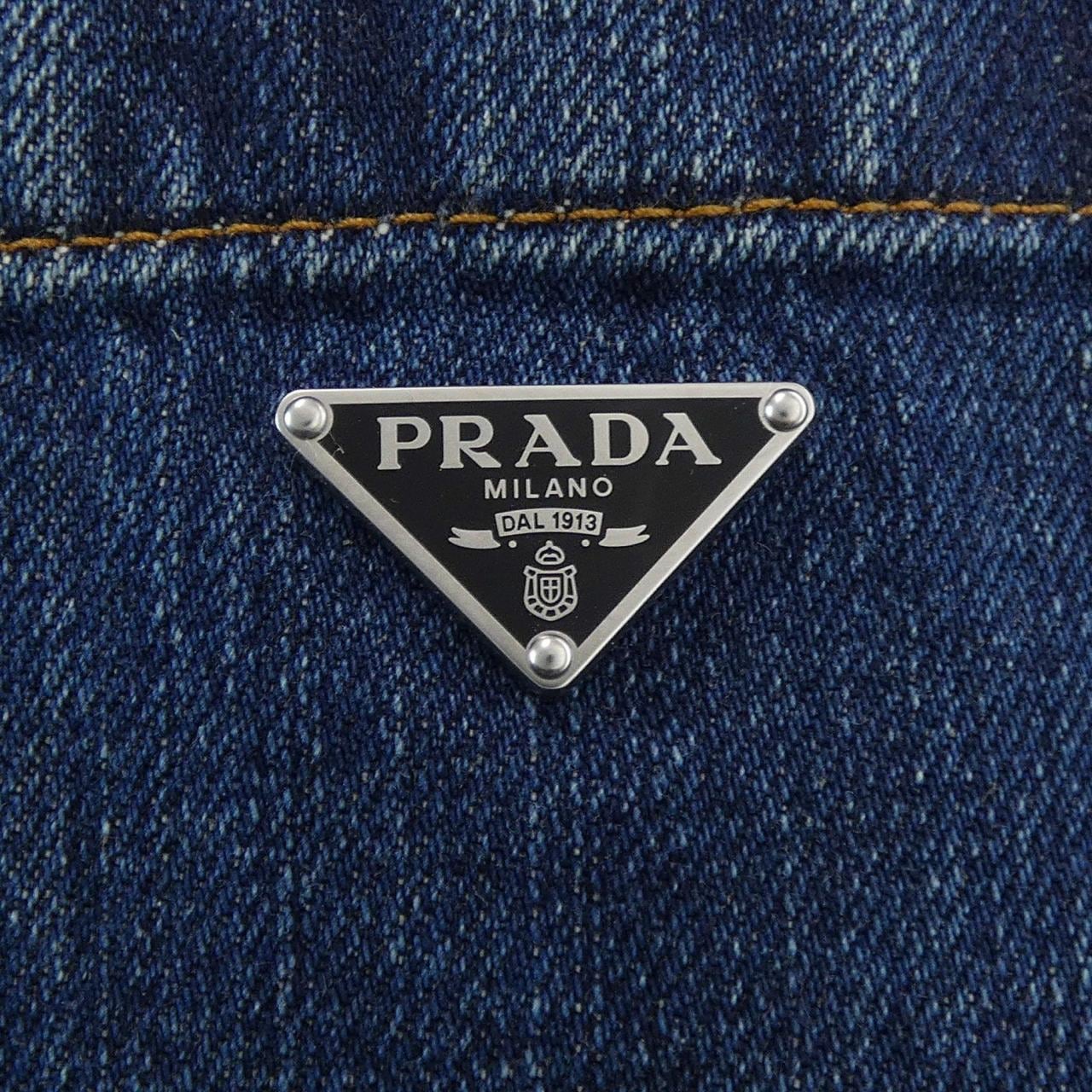 プラダ PRADA トライアングルロゴ GEC066 S212 14EF デニムジャケット