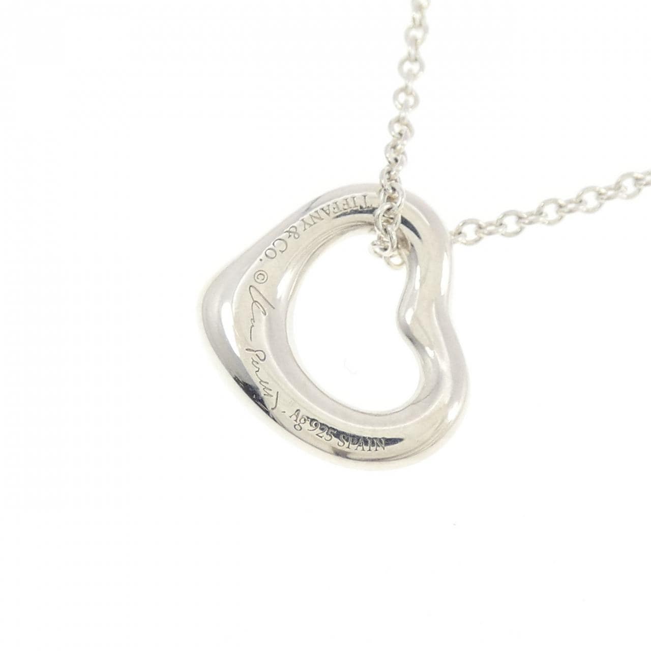 ティファニー オープンハート ネックレス