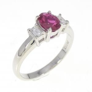 PT900 ルビー リング 0.64CT