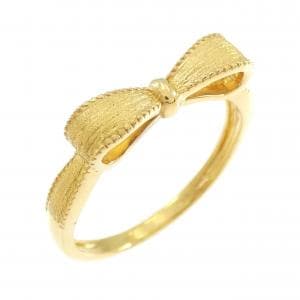 ジーエスティービー K24YG リボン リング