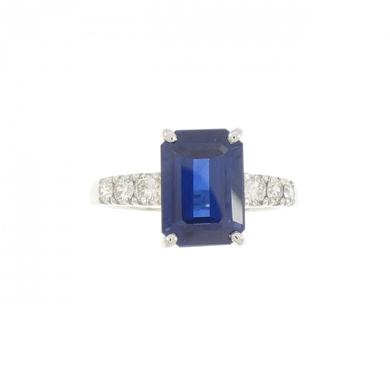 【リメイク】PT サファイヤ リング 3.93CT タイ産