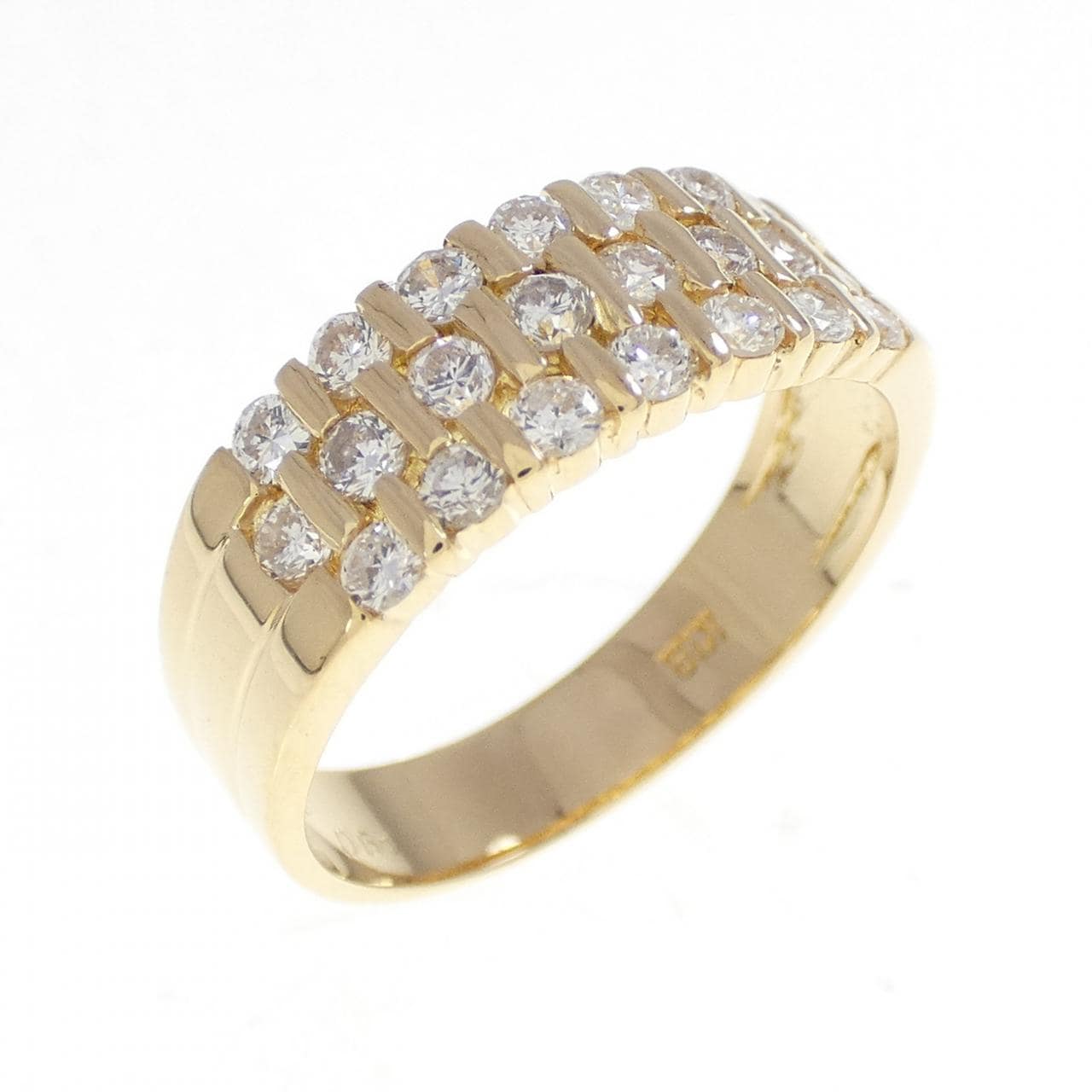 K18YG ダイヤモンド リング 0.61CT