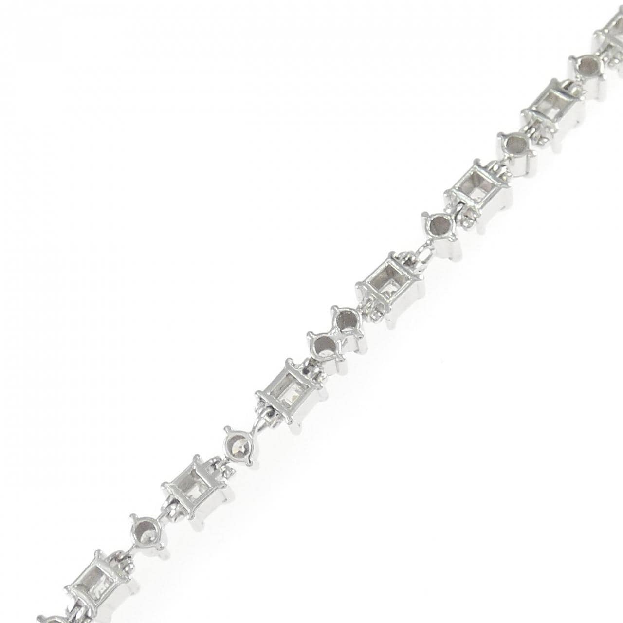 K18WG ダイヤモンド ブレスレット