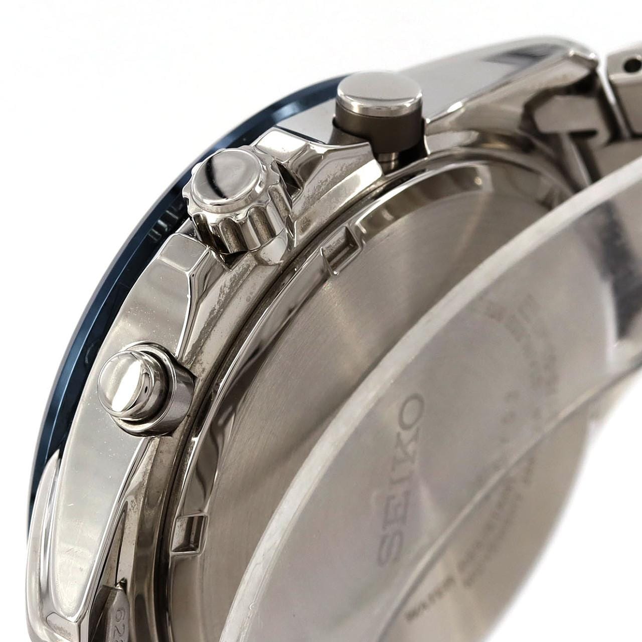 セイコー クロノグラフ V175-0DM0/SSC495P1 SS ソーラークォーツ