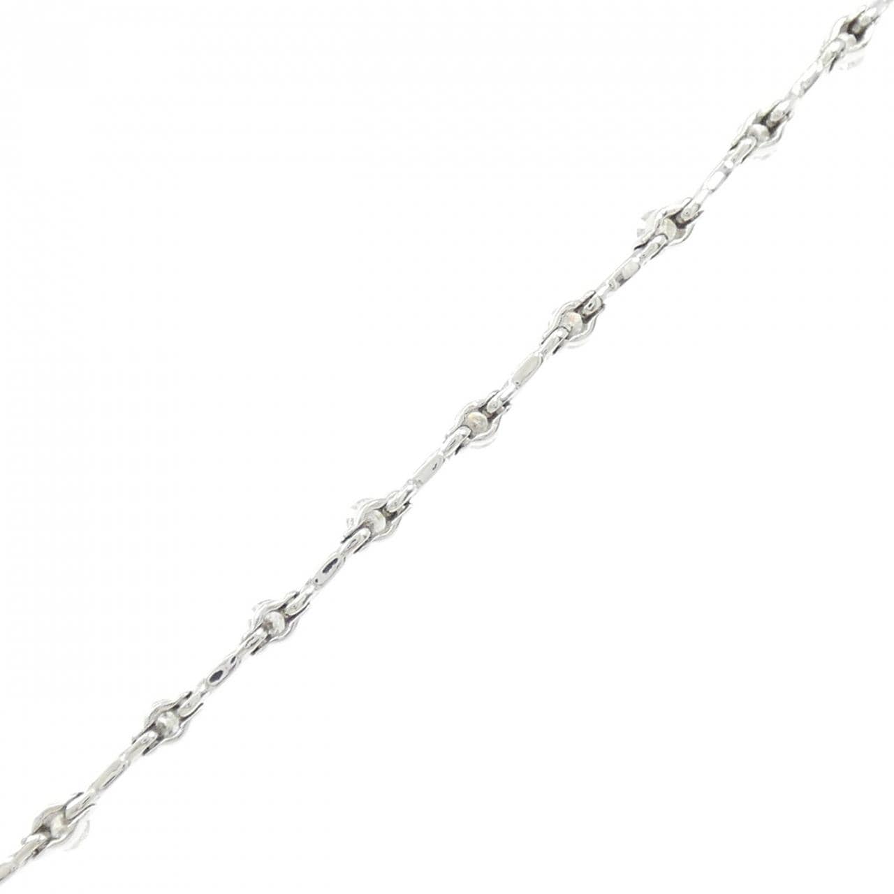 K18WG ダイヤモンド ブレスレット 1.50CT