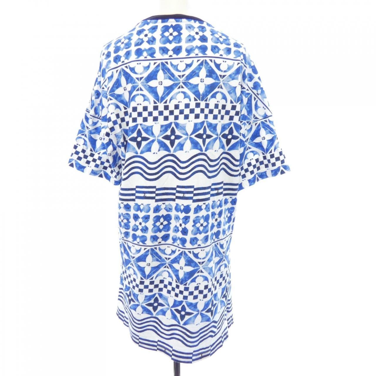 ルイヴィトン LOUIS VUITTON モノグラムタイルプリントTシャツドレス FPJD08EEV カットワンピース