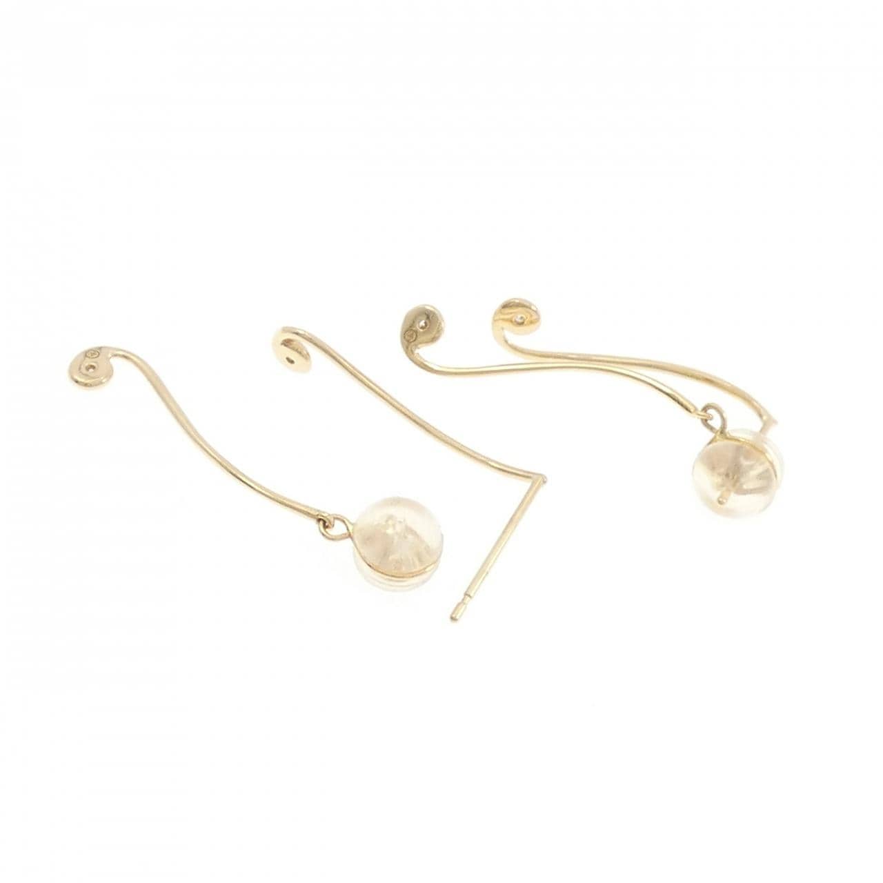 K18YG ダイヤモンド ピアス