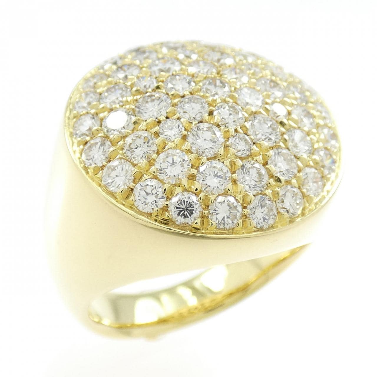 K18YG ダイヤモンド リング 2.03CT