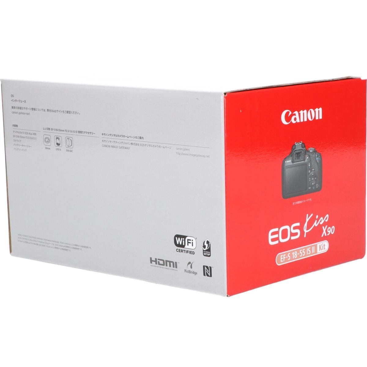 [未使用品] CANON EOS KISS X90 18-55ISⅡKIT