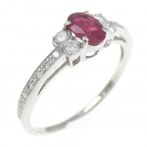 PT ルビー リング 0.48CT