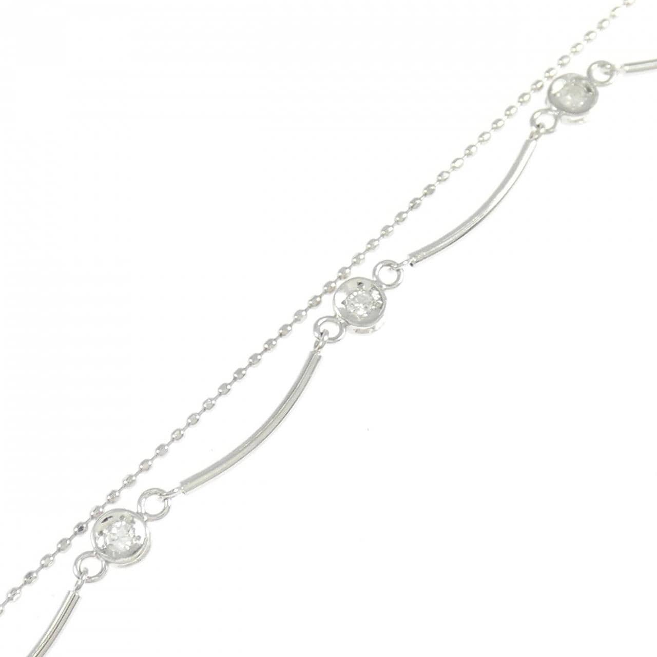 PT850 ダイヤモンド ブレスレット 0.12CT