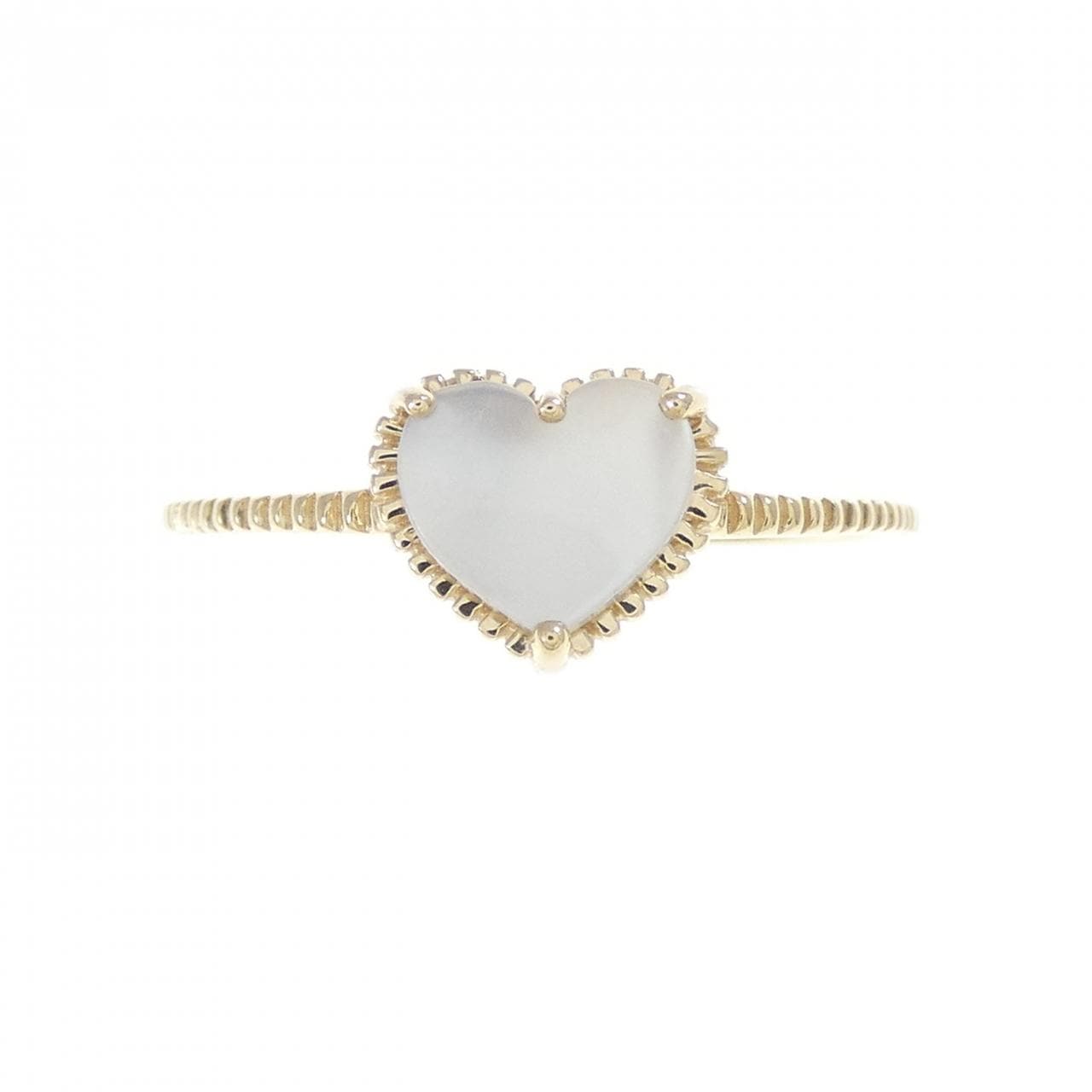 エテ ハート マザーオブパール リング