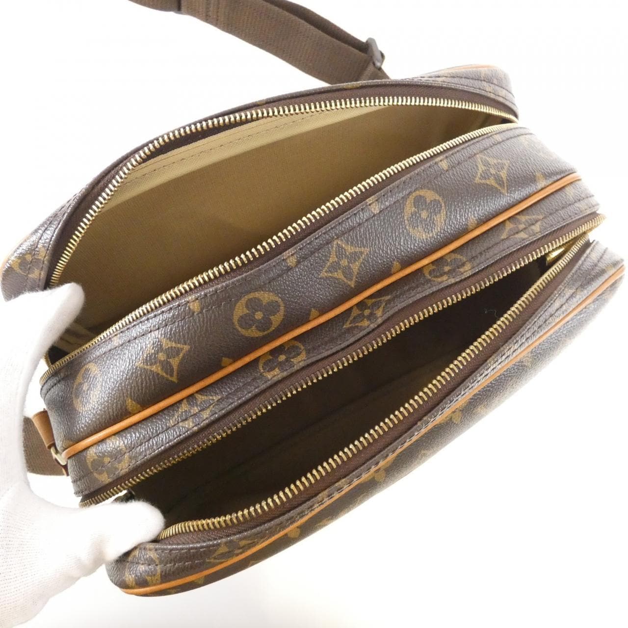 ルイヴィトン モノグラム リポーター 28cm M45254 ショルダーバッグ