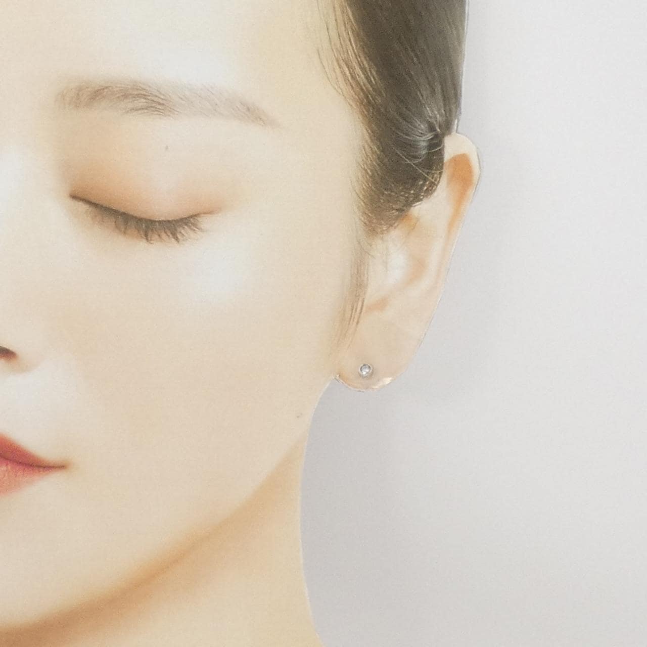 クミキョク ダイヤモンド ピアス 0.10CT