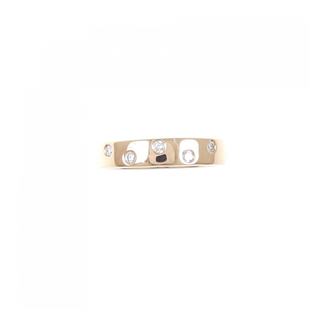 K18PG ダイヤモンド リング 0.10CT