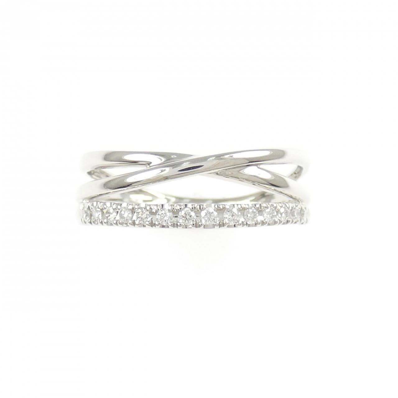 PT950 ダイヤモンド リング 0.12CT