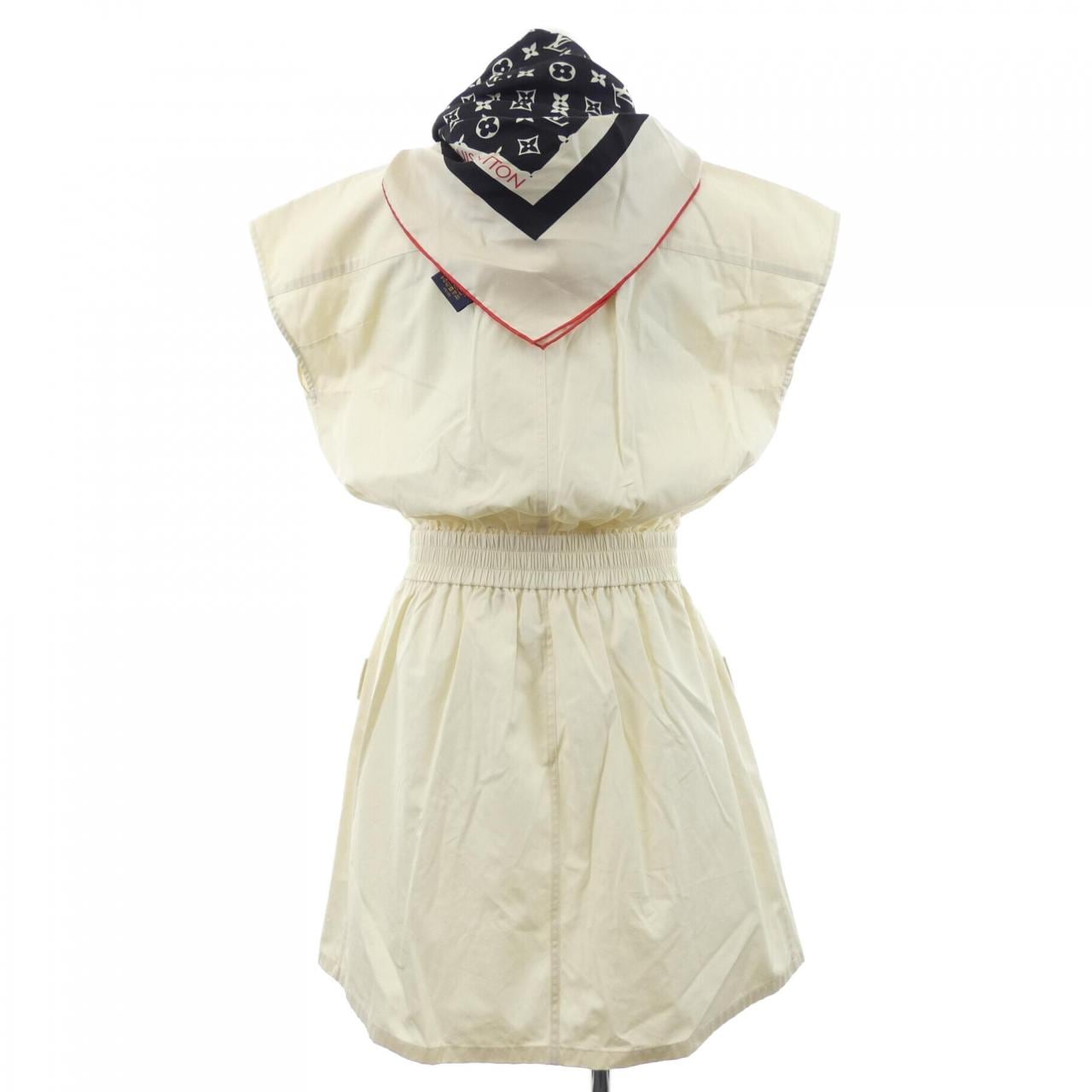 ルイヴィトン LOUIS VUITTON モノグラムスカーフサファリシャツドレス FNRO25O18 ワンピース