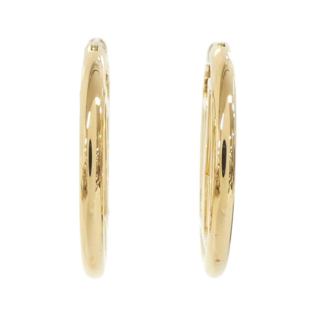 LOUIS VUITTON Boucle de Reuil Hoop Louise M64288 Earrings