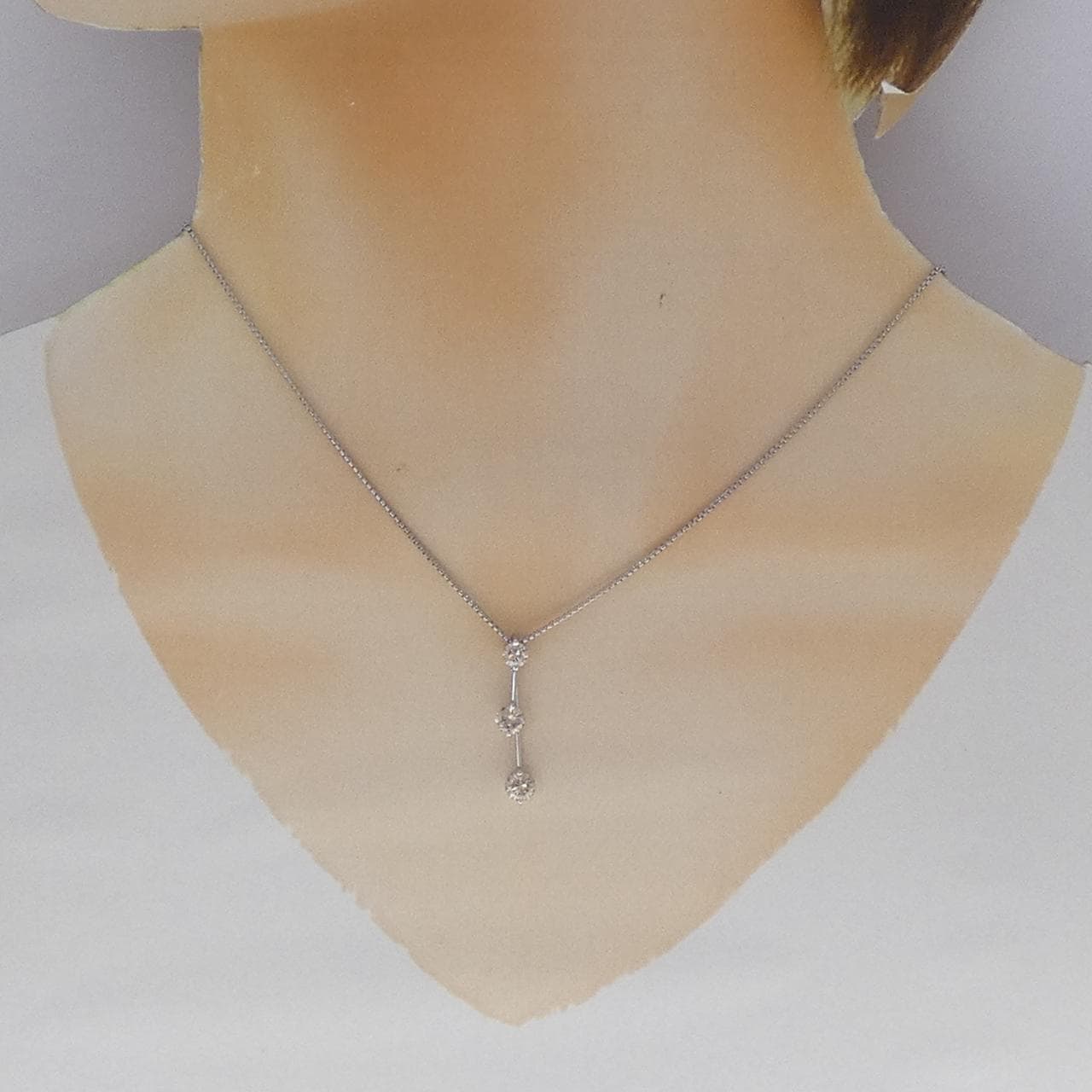 PT900/PT850 ダイヤモンド ネックレス 1.002CT