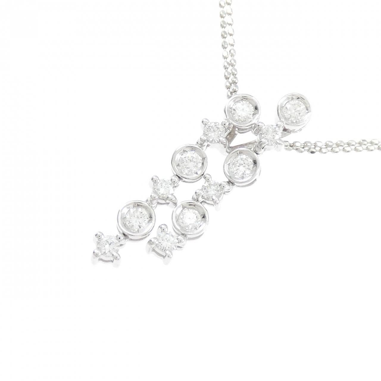 LINE ダイヤモンド ネックレス 0.50CT