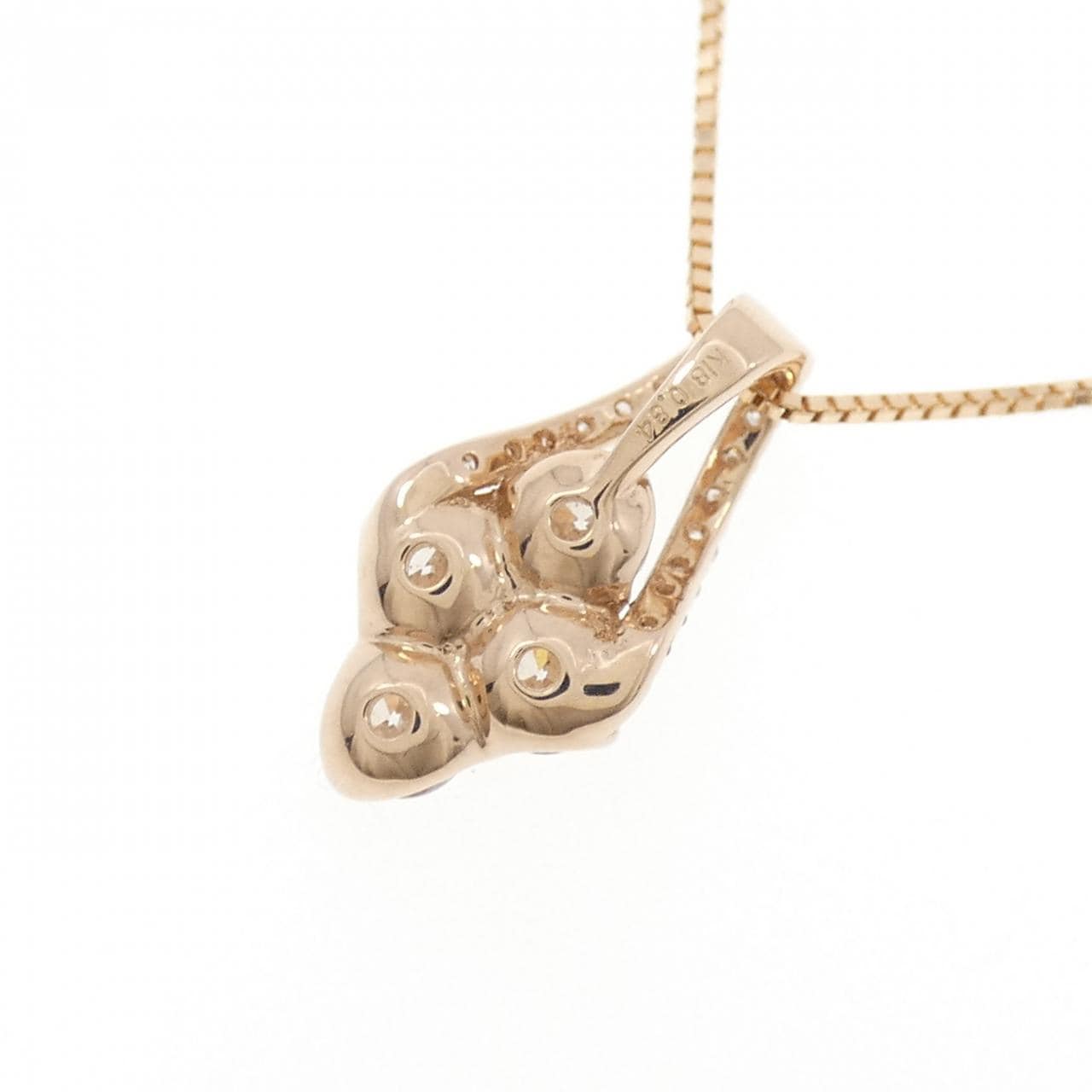 K18PG ダイヤモンド ネックレス 0.84CT