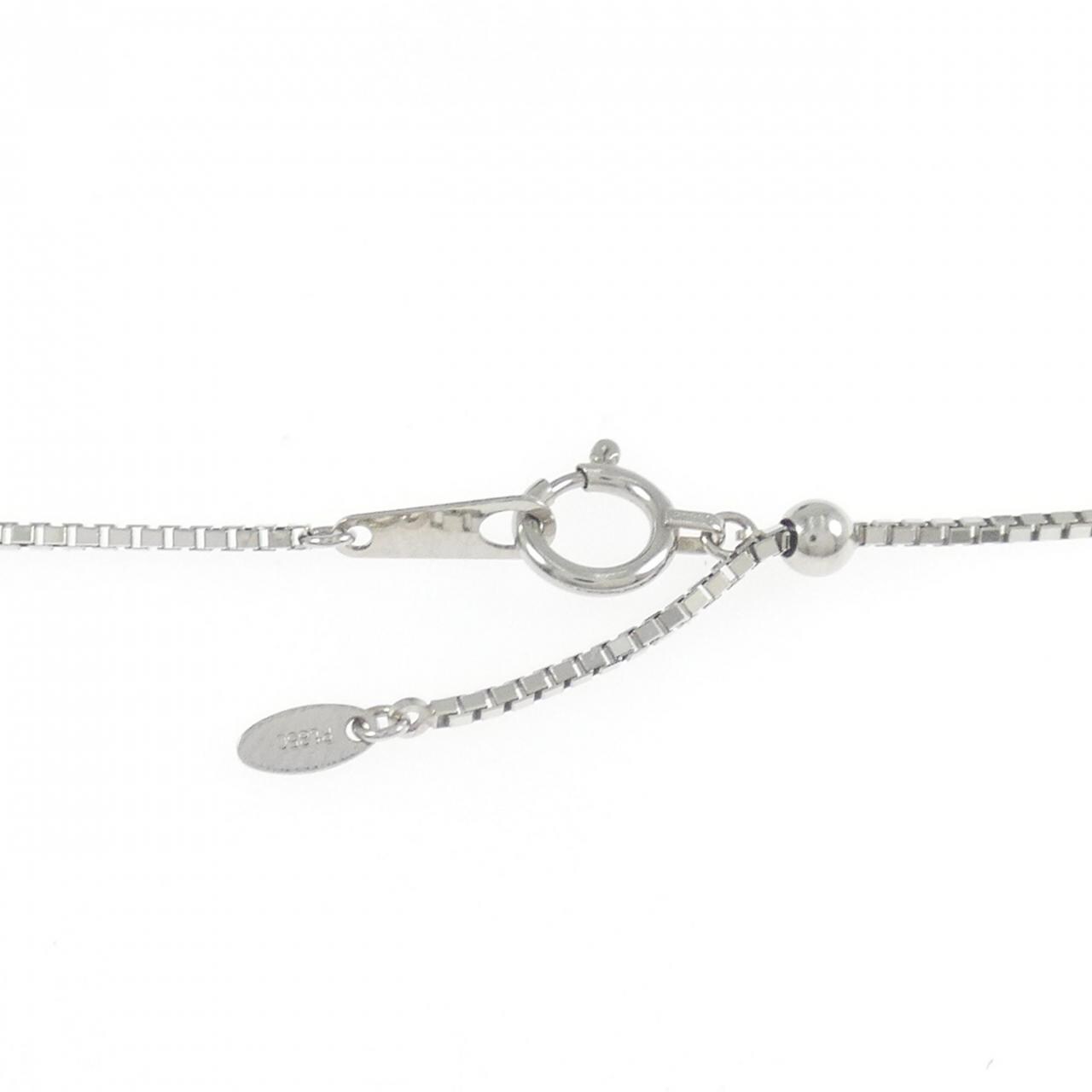 PT900/PT850 ブラックオパール ネックレス 5.60CT