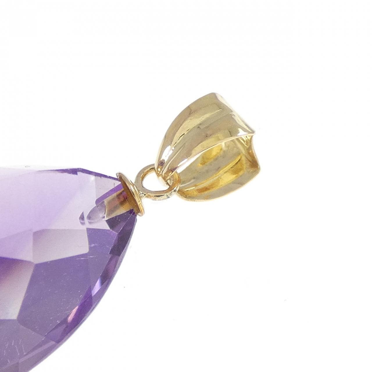 K18YG紫水晶吊墜