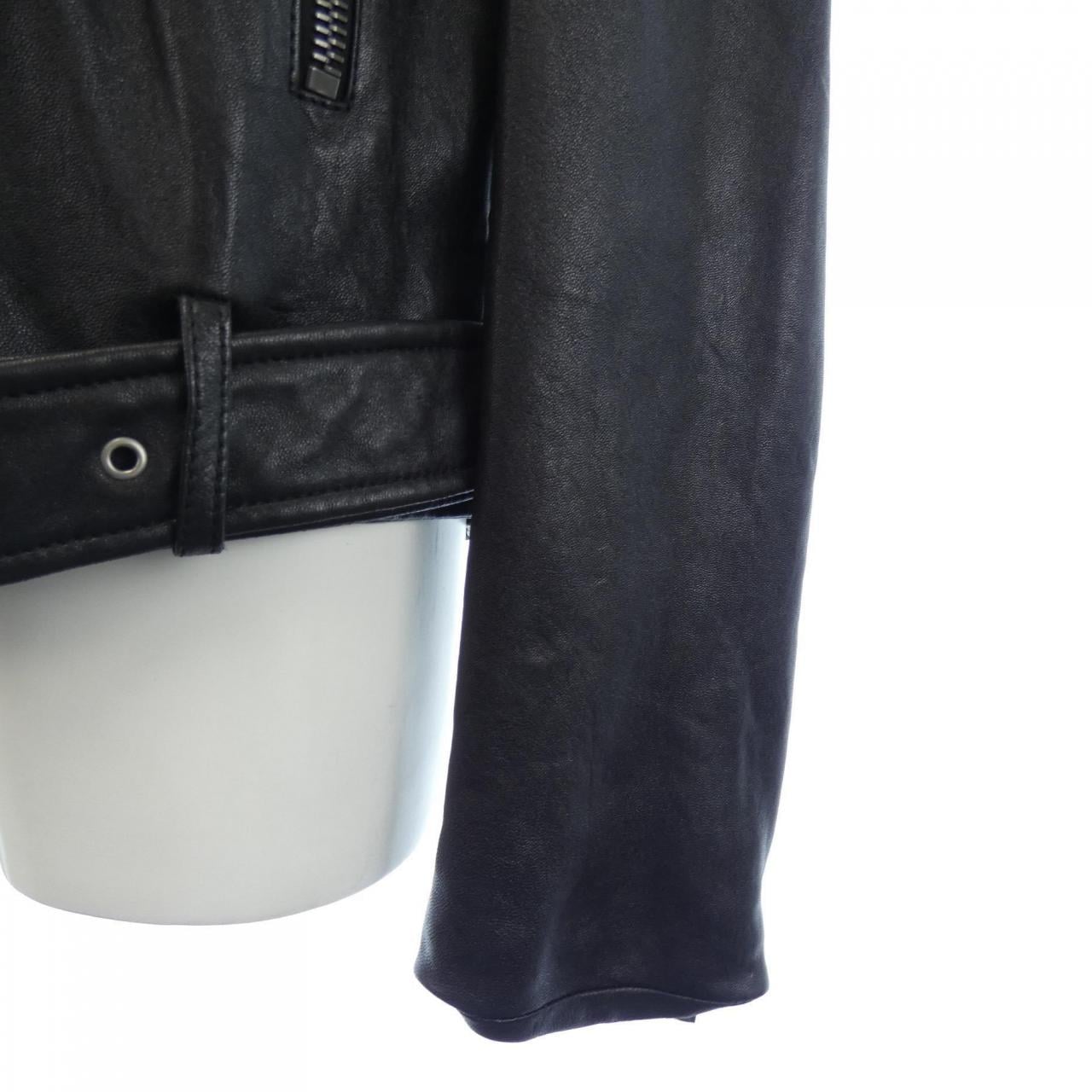 グッチ GUCCI 654909 XNAMZ レザーライダースジャケット