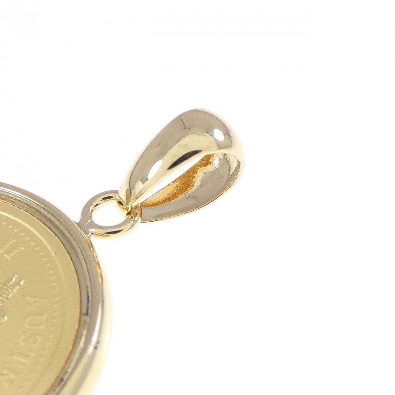 18KYG(枠) コイン ペンダント