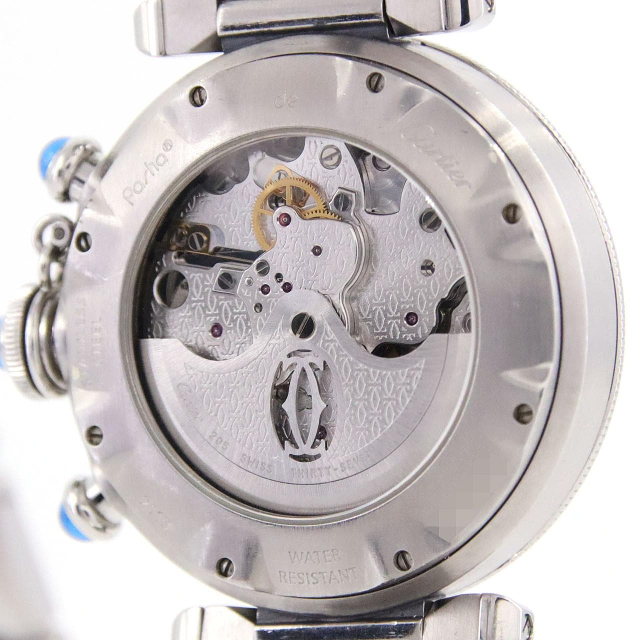 【ノーメンテナンス還元価格】カルティエ パシャクロノグラフ W31030H3 SS 自動巻