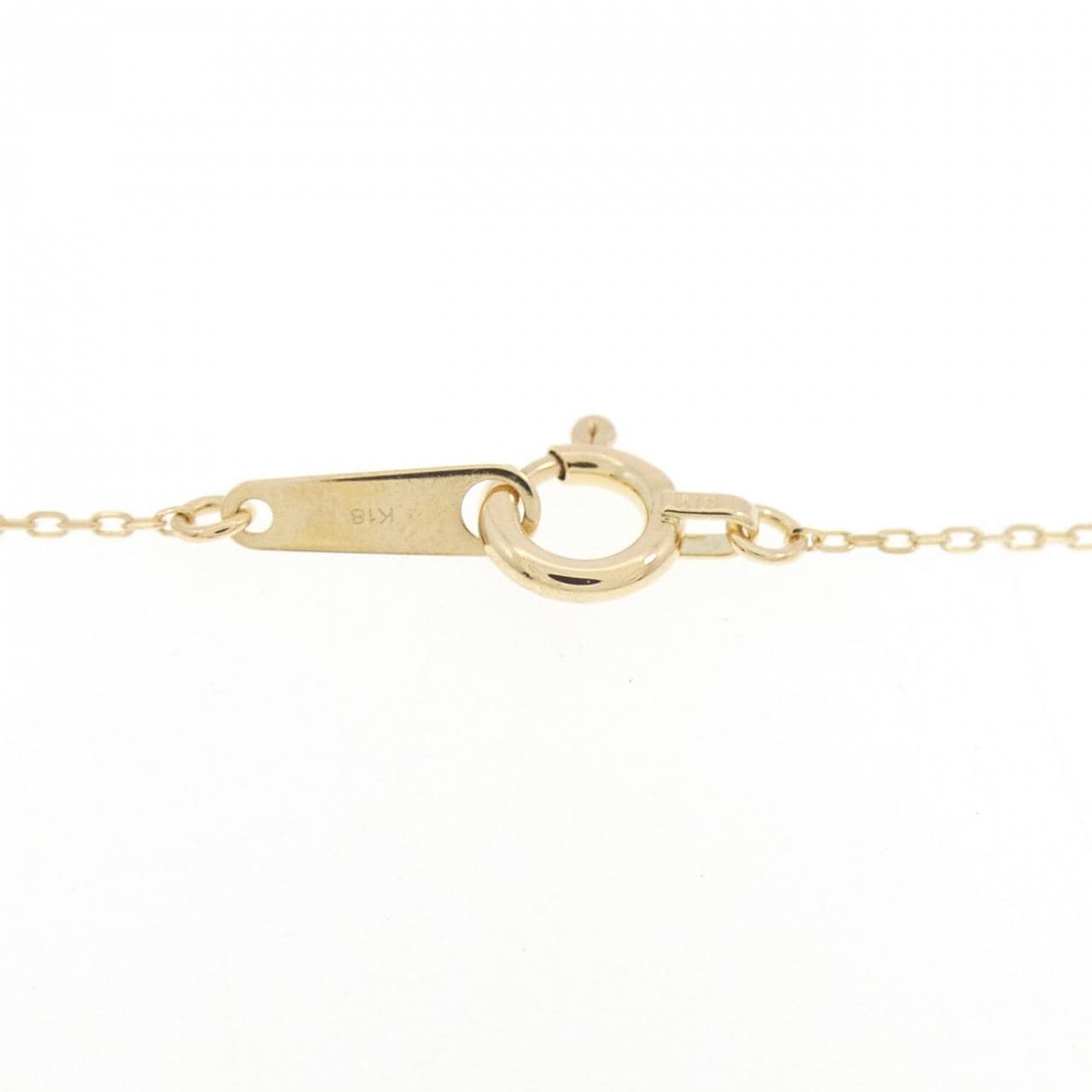 K18YG ダイヤモンド ネックレス 0.10CT
