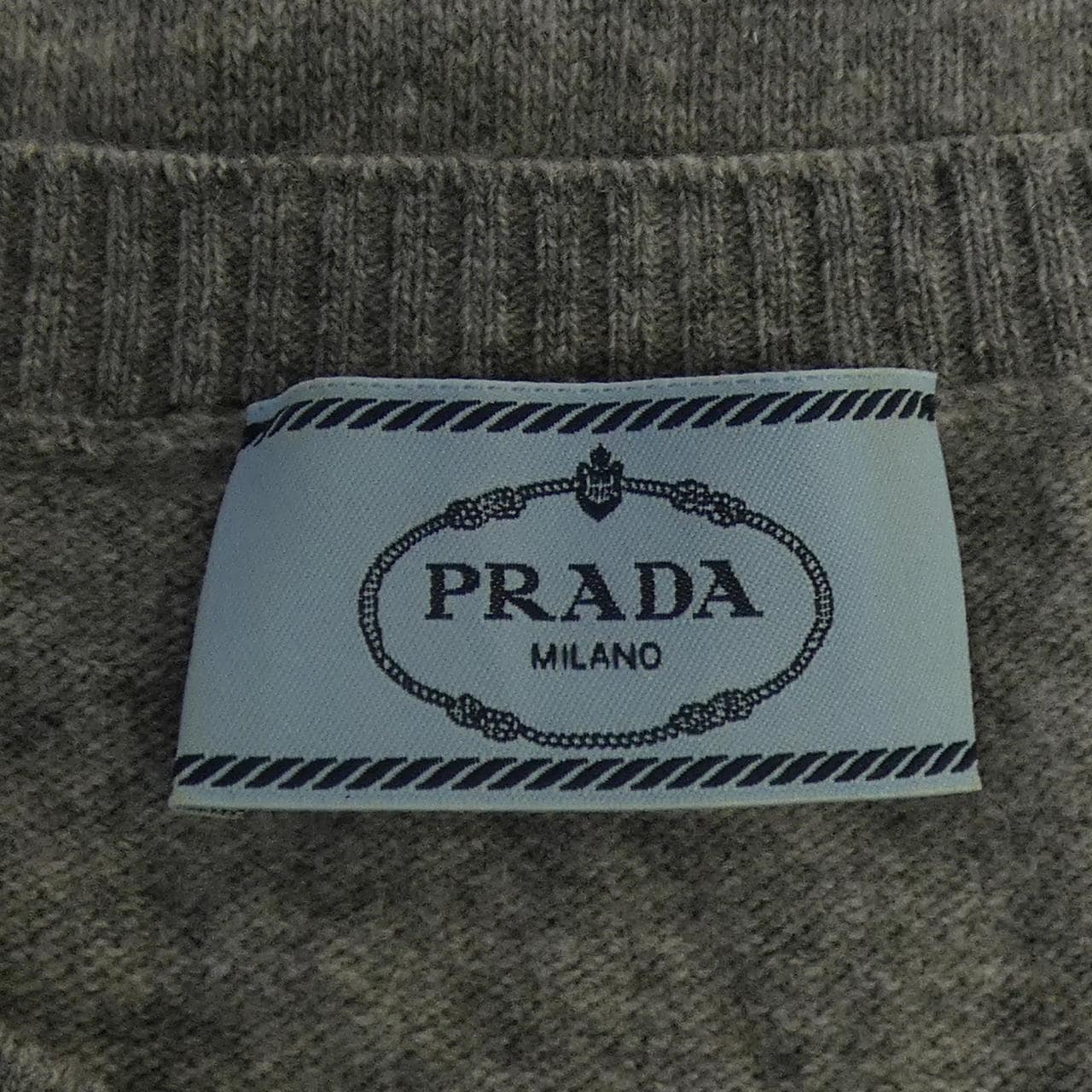 プラダ PRADA インターシャ ロゴ P24S1L S221 11N1 ニット