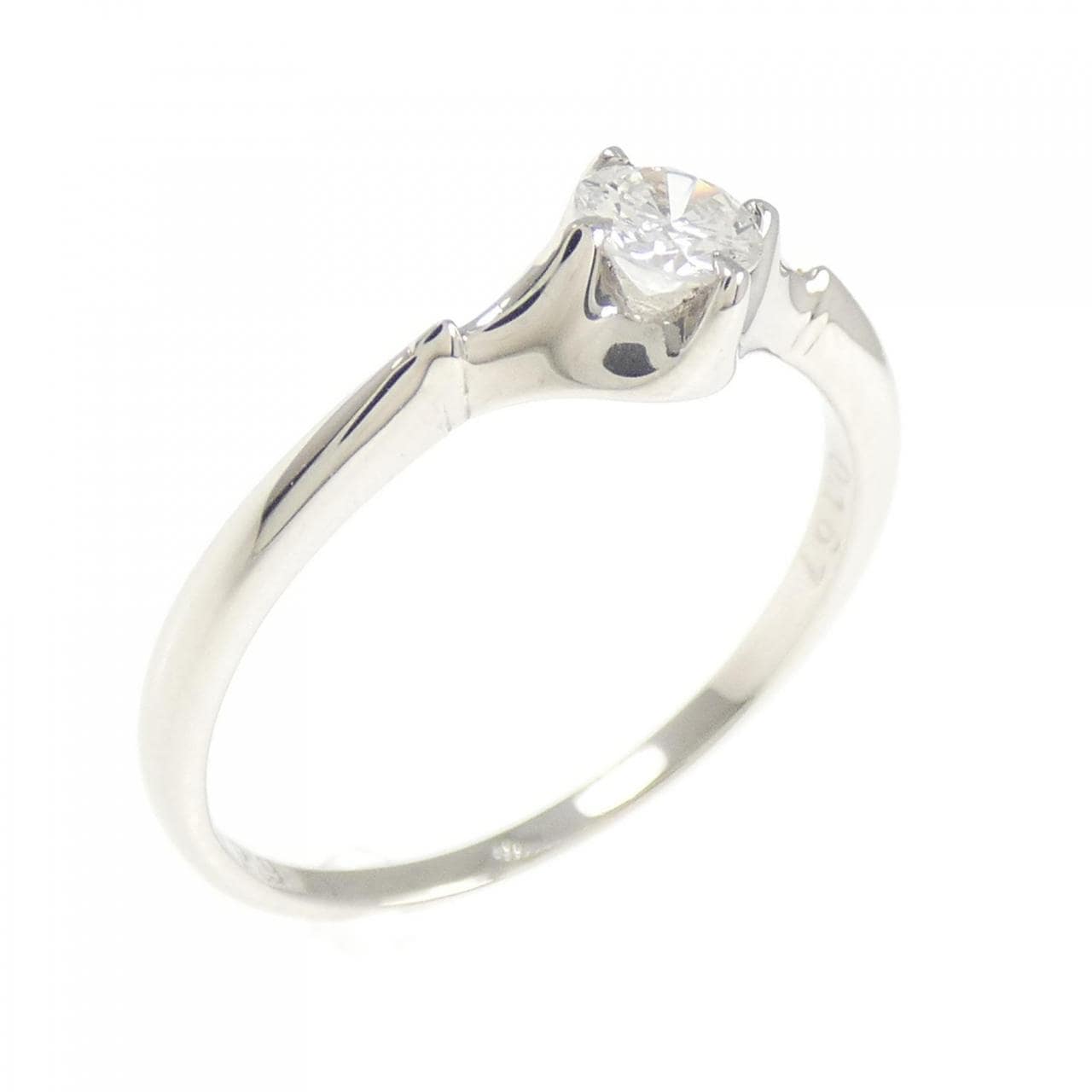 PT900 ソリティア ダイヤモンド リング 0.167CT