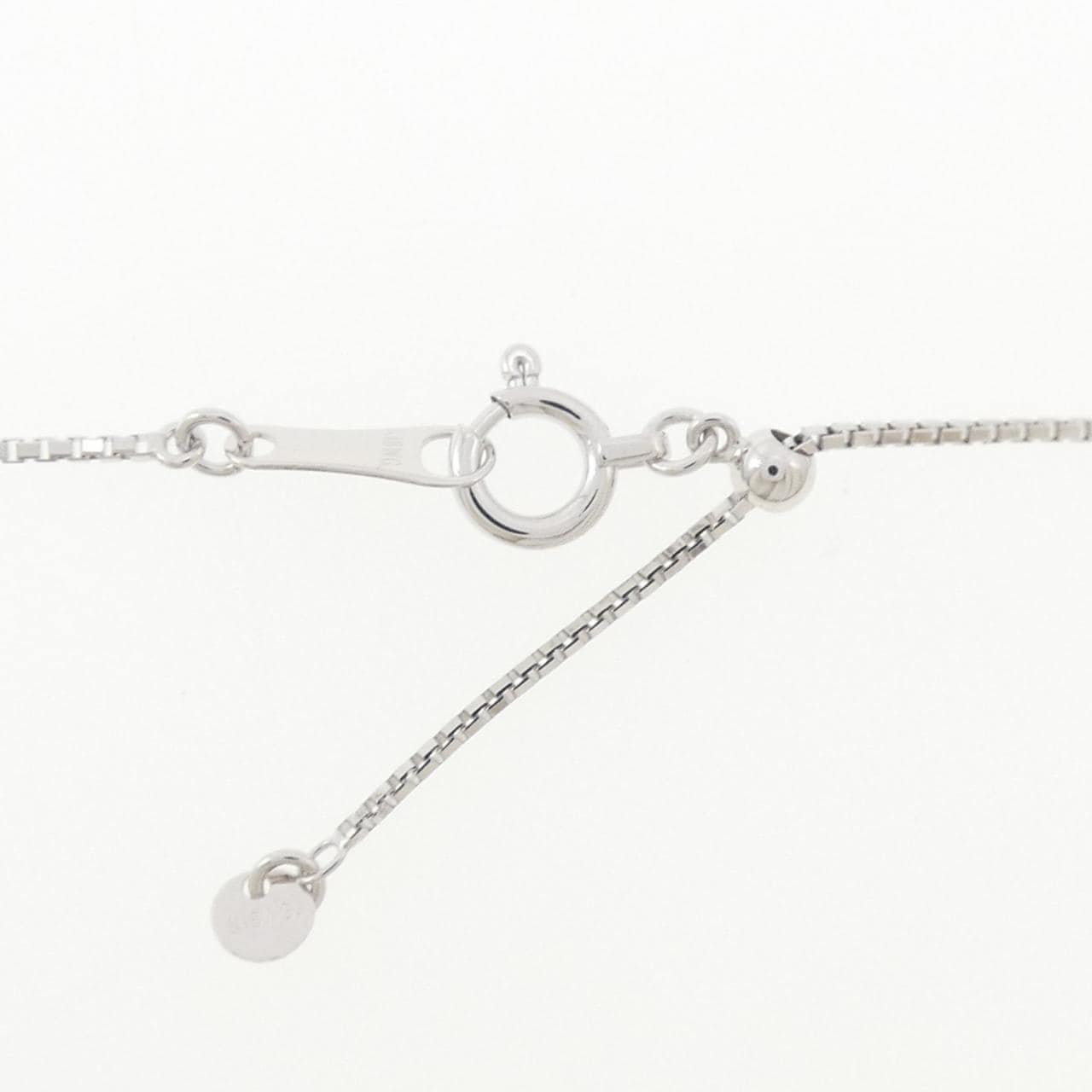 K18WG クロス ダイヤモンド ネックレス 0.85CT
