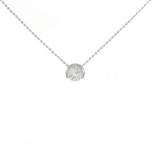 PT900/PT850 ソリティア ダイヤモンド ネックレス 0.41CT