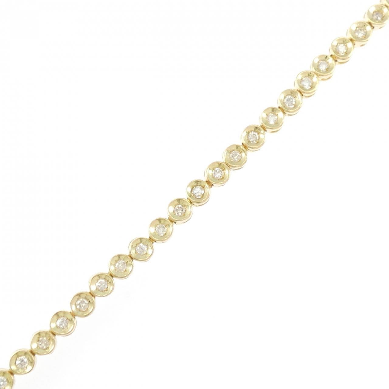 K18YG ダイヤモンド ブレスレット 1.00CT