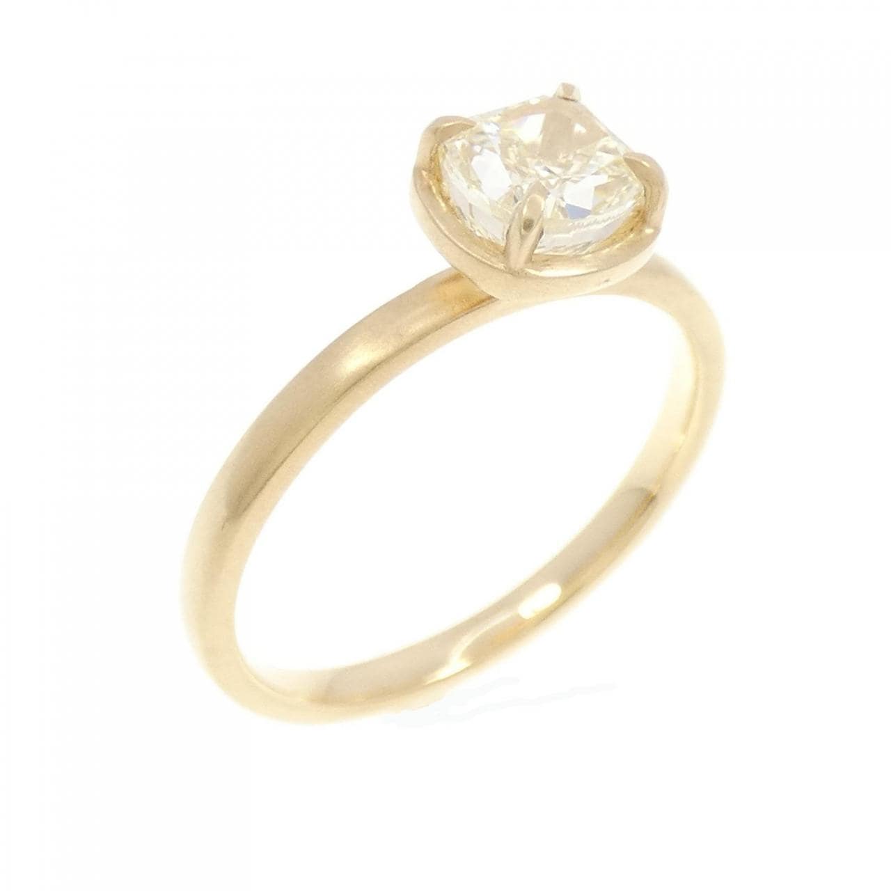 [BRAND NEW] K18YG Diamond Ring 0.79CT