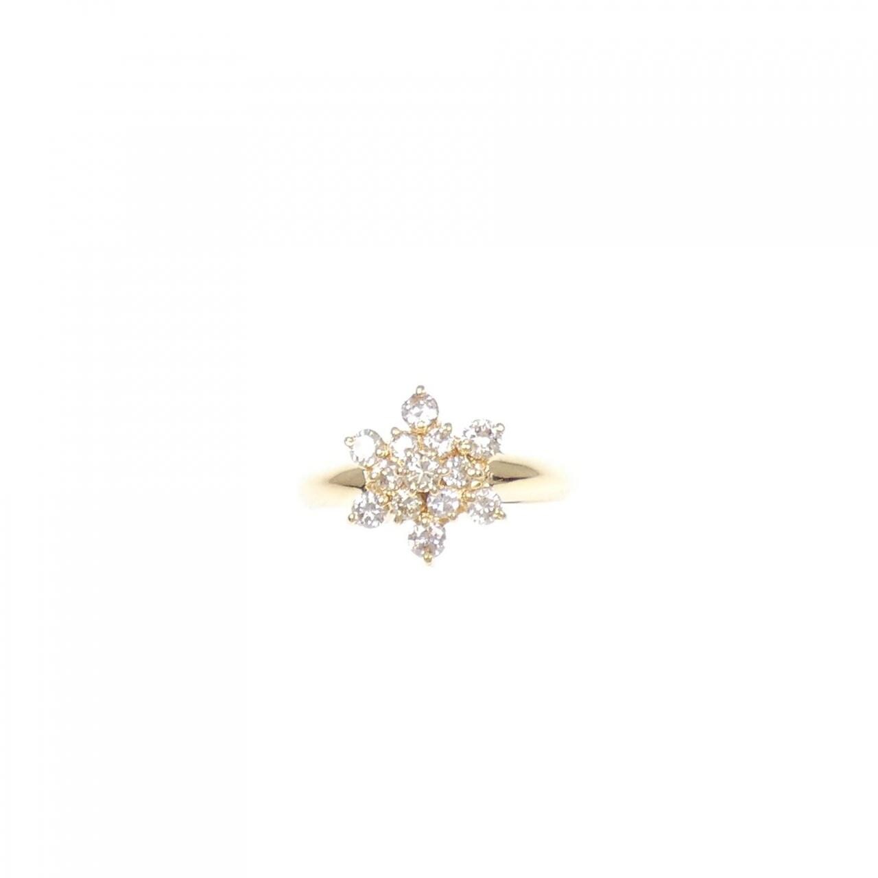 K18YG ダイヤモンド リング 0.52CT