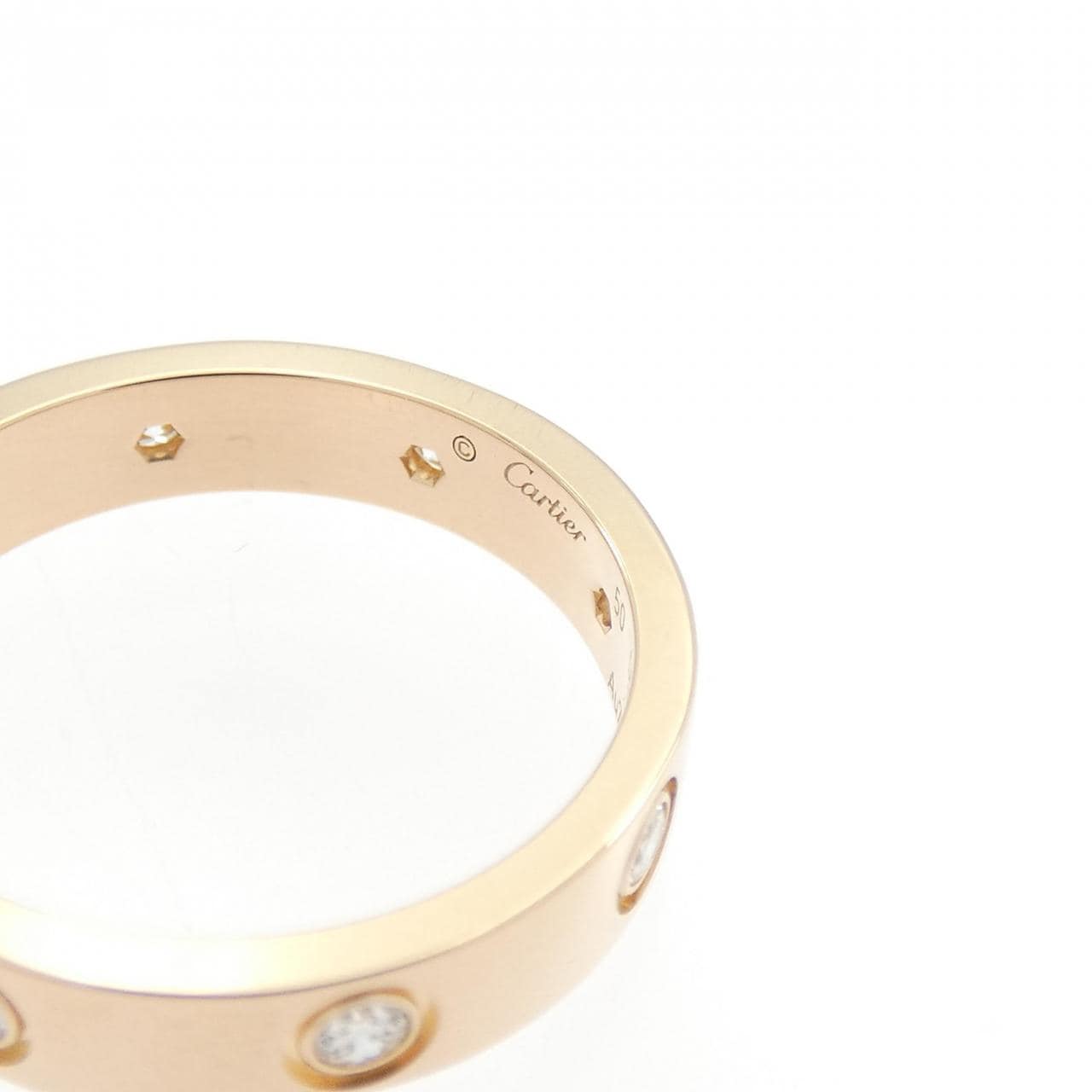 CARTIER MINI LOVE full diamond ring