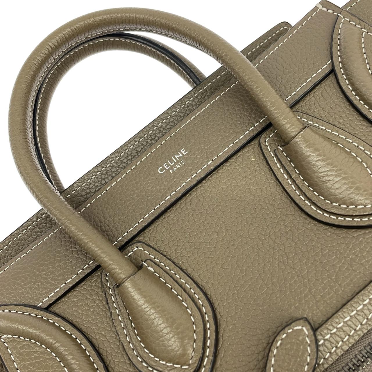 セリーヌ ラゲージ ナノ ショッパー 189243DRU バッグ