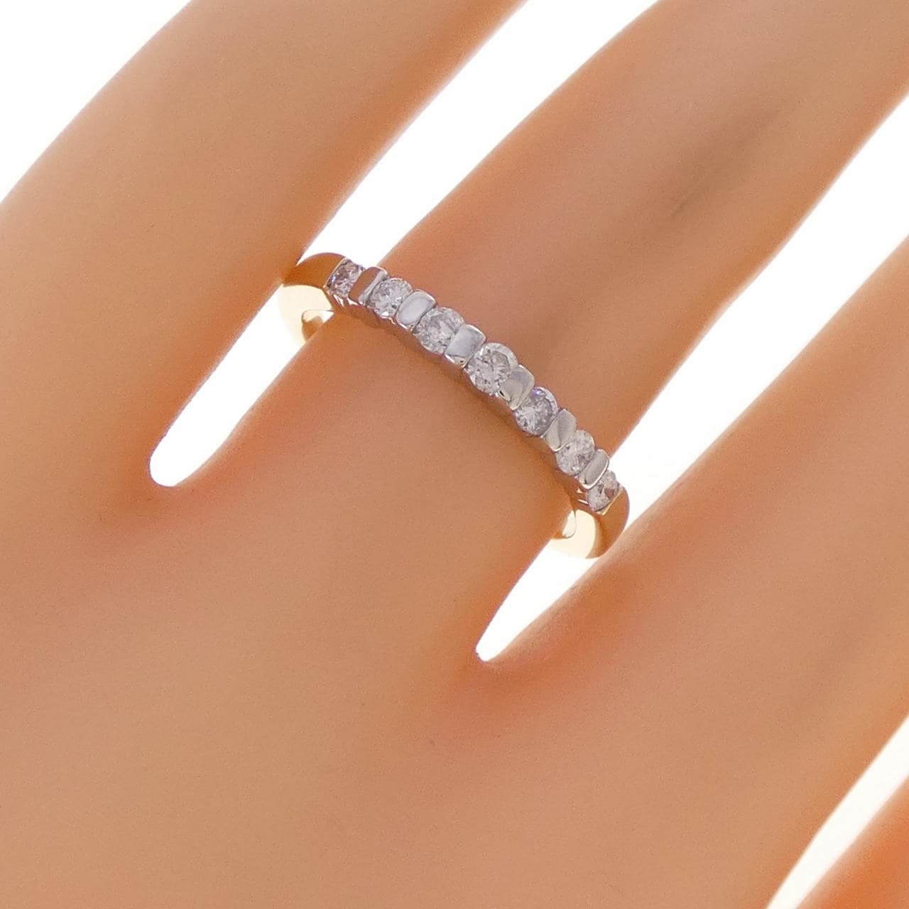 585YG/585WG ダイヤモンド リング 0.26CT