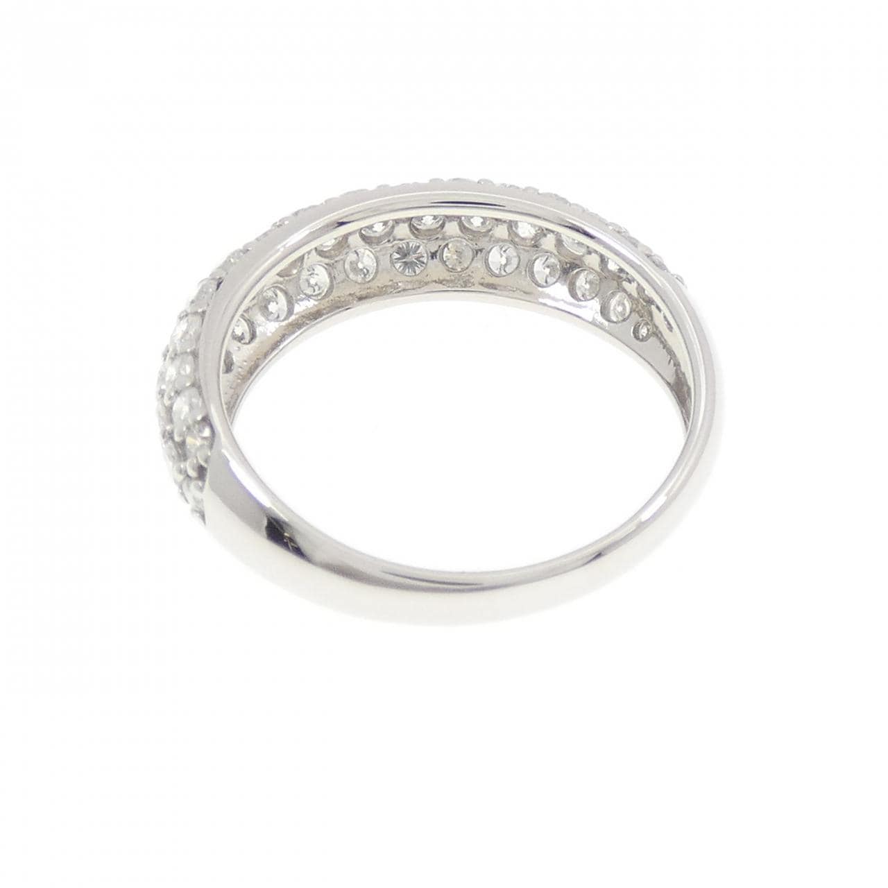 PT900 パヴェ ダイヤモンド リング 1.00CT