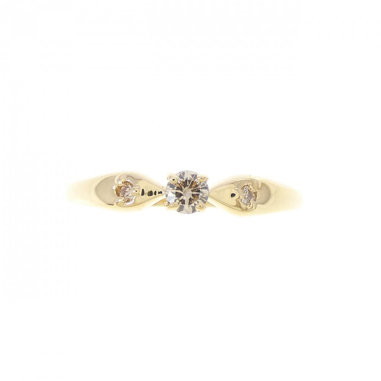K18YG ダイヤモンド リング 0.10CT